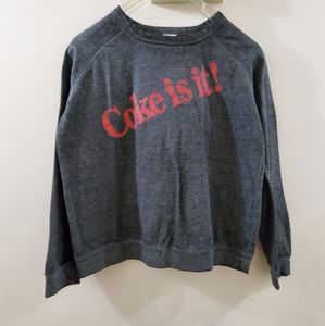 Coca cola sweat shirt sz L